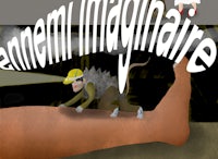 a cartoon image of a monkey with a hat on his head